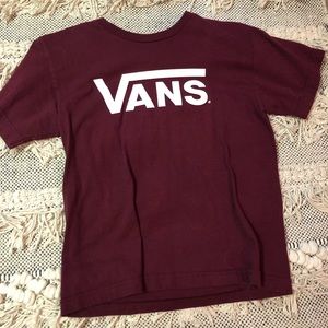 vans burgundy sweatshirt